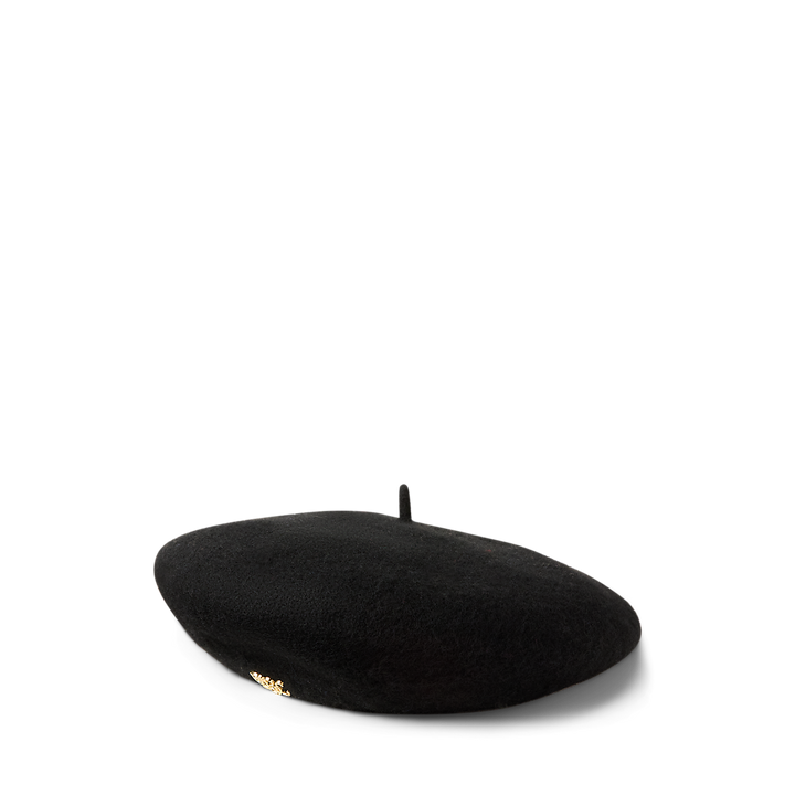 LRL Script-Logo Felted Wool Beret/Beretka 454P04546001