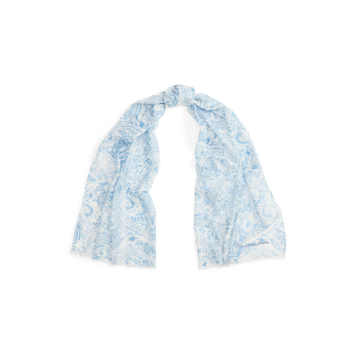 LRL Paisley Cotton-Silk Scarf/Šal 454P14382001