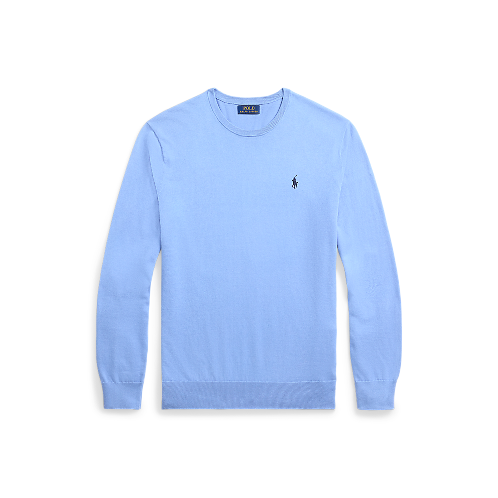 PRL Slim Fit Textured Cotton Jumper/Pulover 710890558504
