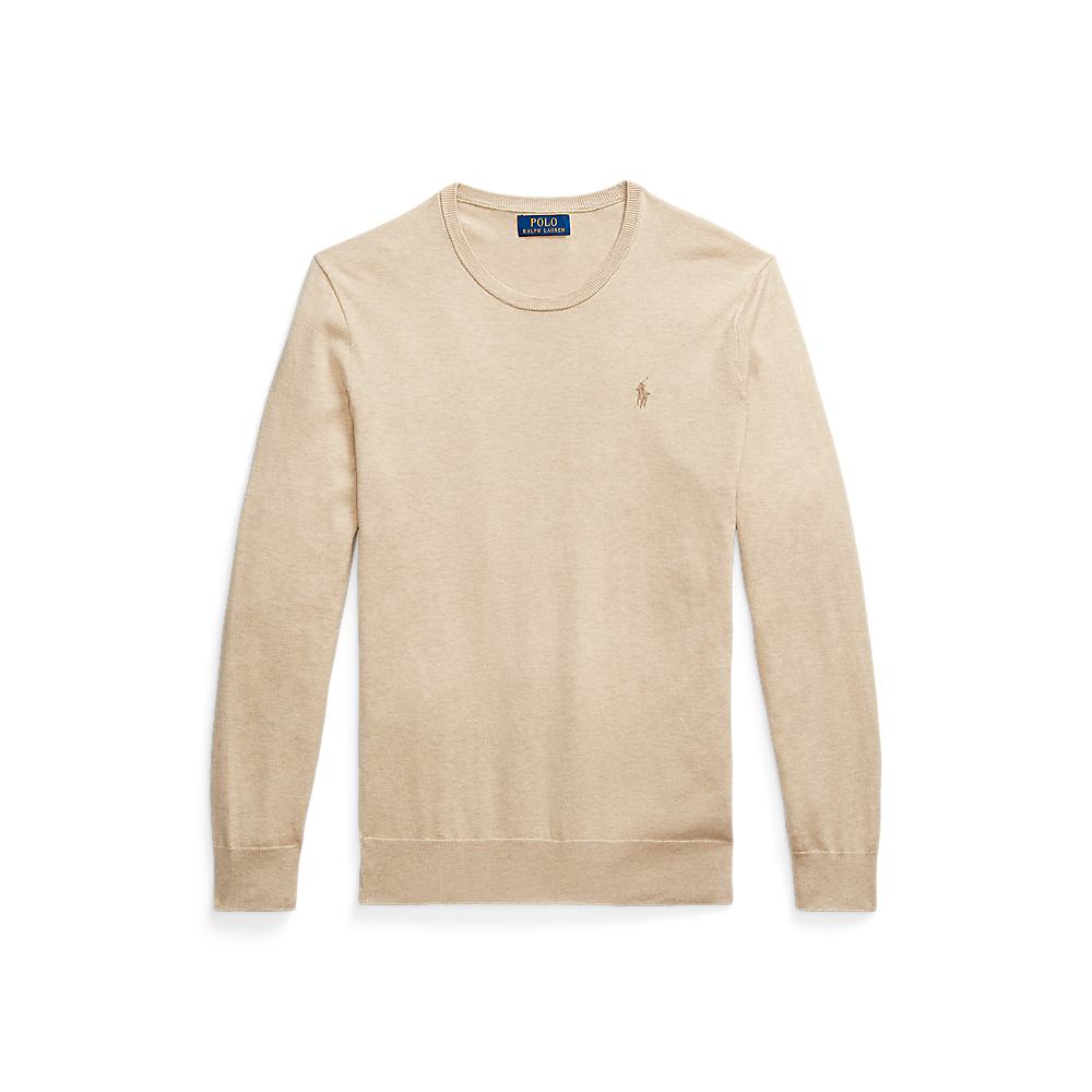 PRL Slim Fit Textured Cotton Sweater/ Pulover 710890558505