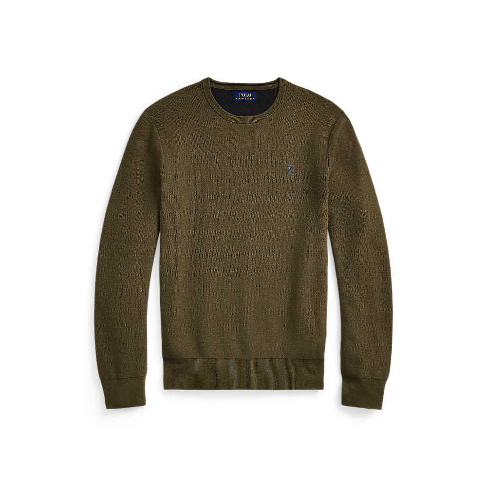 PRL Textured Cotton Crewneck Jumper/Pulover 710918163518
