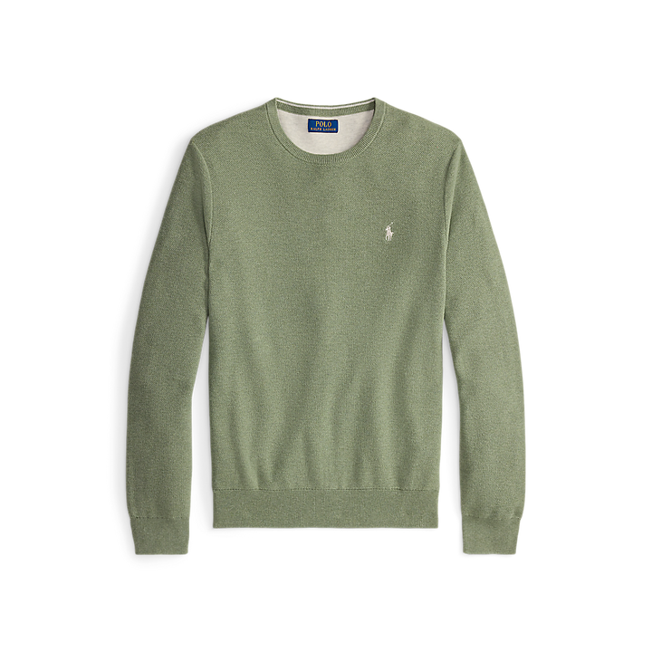 PRL Mesh-Knit Cotton Crewneck Jumper/Pulover 710918163522