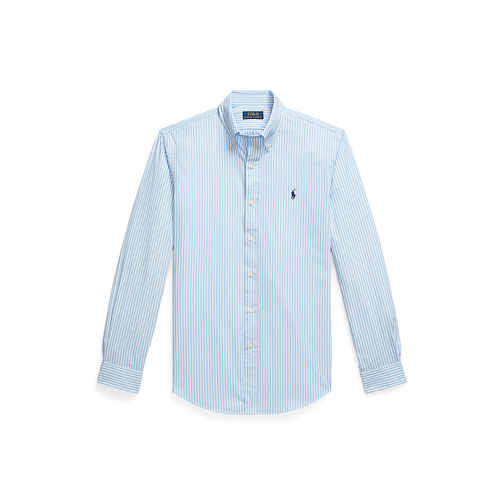 PRL Custom Fit Striped Stretch Poplin Shirt/Košulja 710929346018