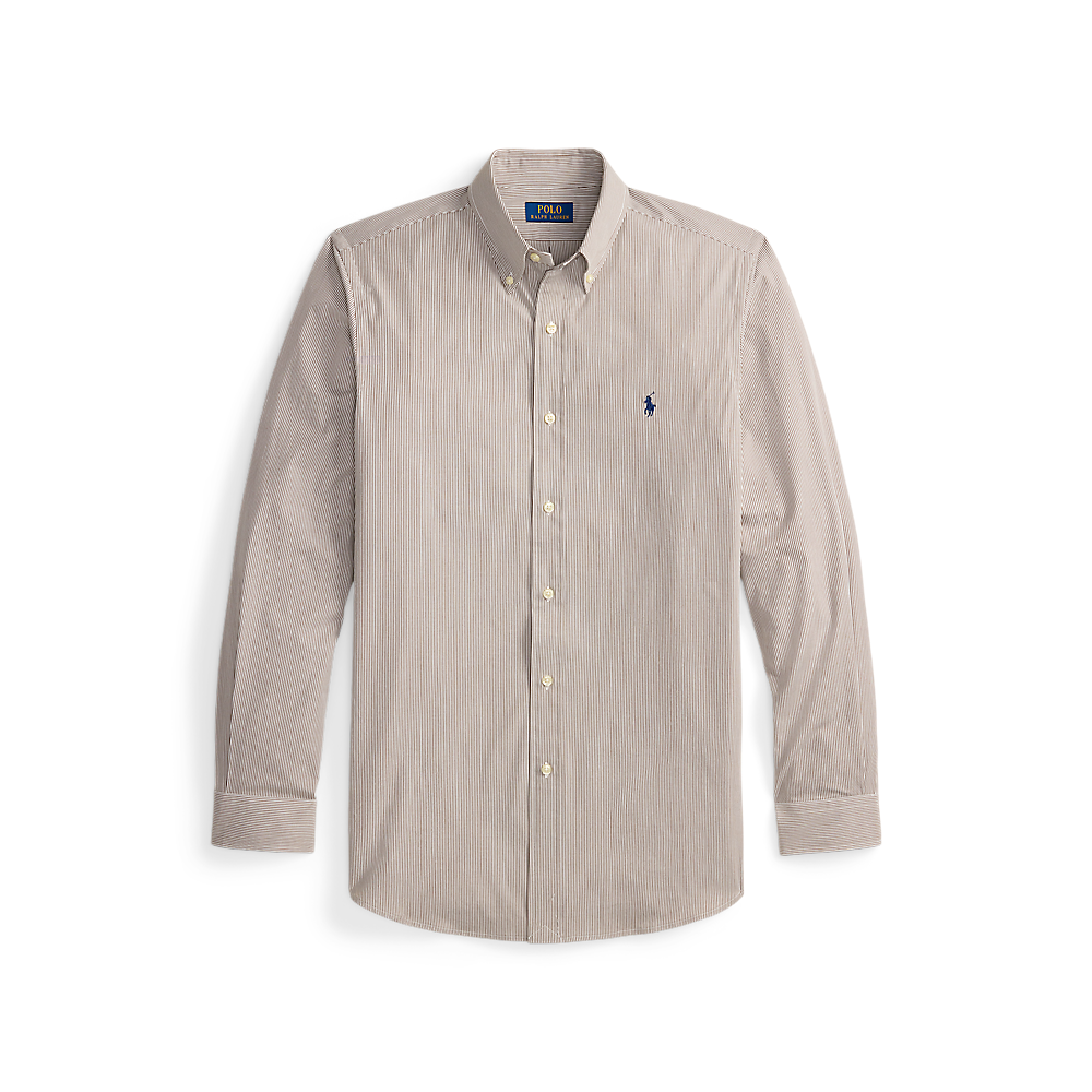 PRL Custom Fit Striped Stretch Poplin Shirt/Košulja 710929346028