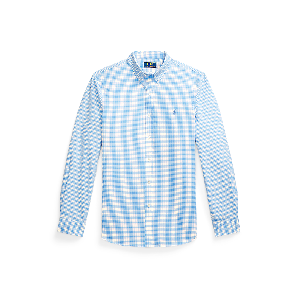 PRL Custom Fit Gingham Stretch Poplin Shirt/Košulja 710929347012