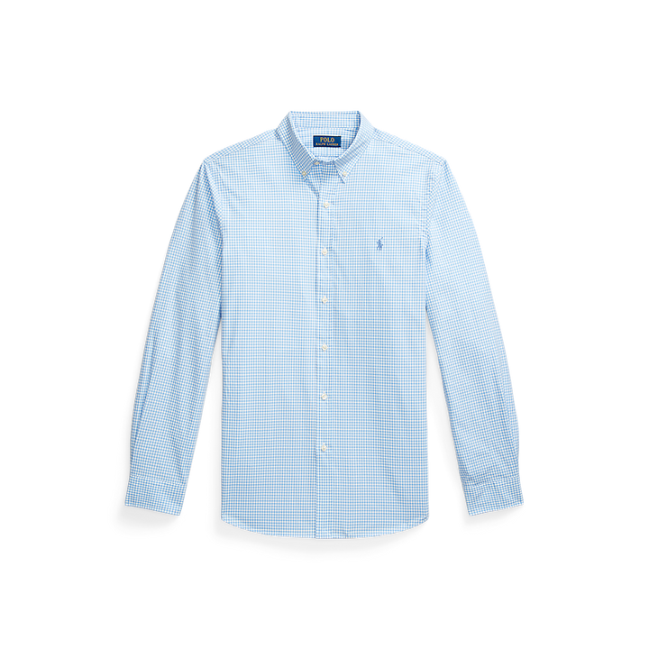 PRL Custom Fit Gingham Stretch Poplin Shirt/Košulja 710929347012