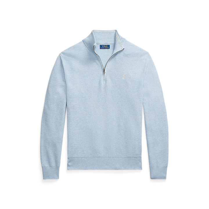 PRL Mesh-Knit Cotton Quarter-Zip Jumper/Pulover 710932304519