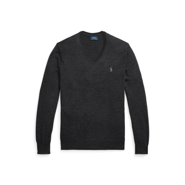 PRL Slim Fit Washable Wool V-Neck Jumper/Pulover 710946142003