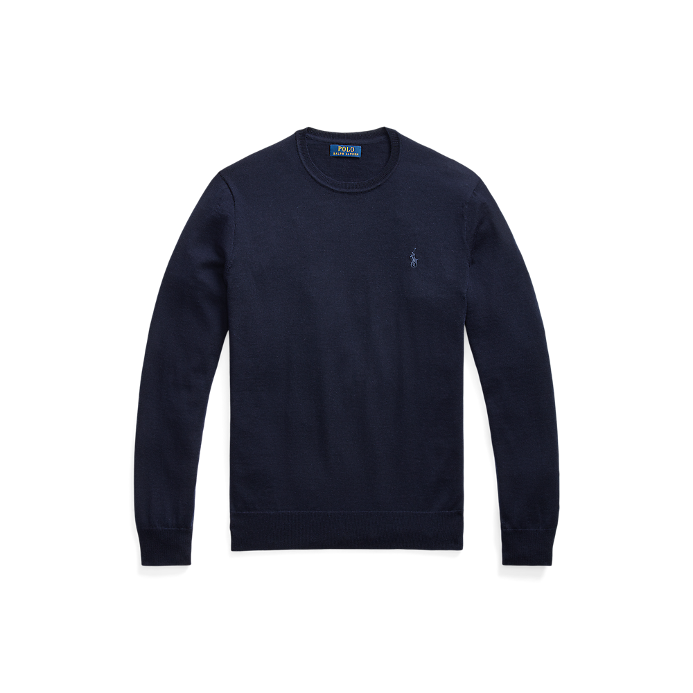 PRL Slim Fit Washable Wool Crewneck Jumper /Pulover 710946143001