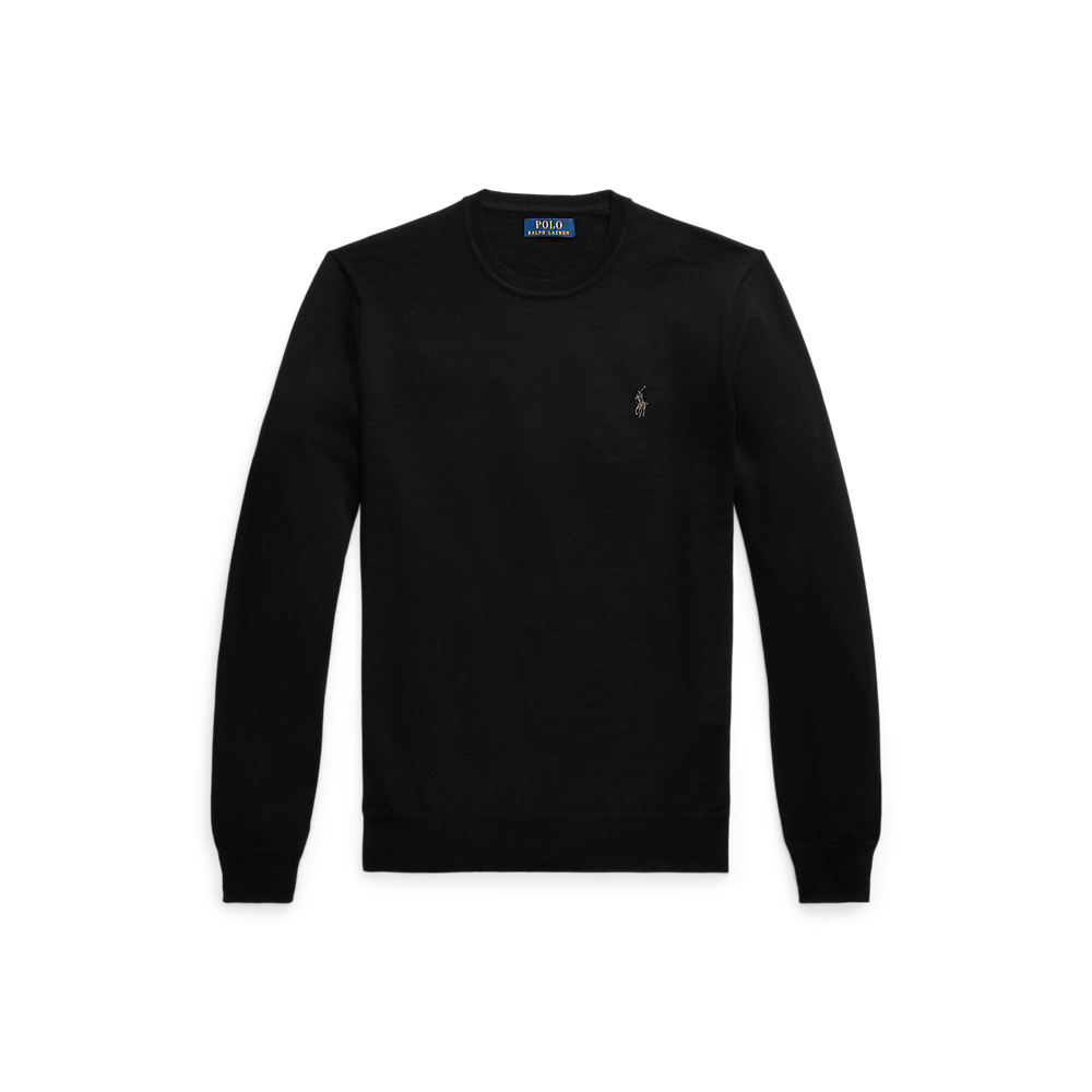 PRL Slim Fit Washable Wool Crewneck Jumper /Pulover 710946143004