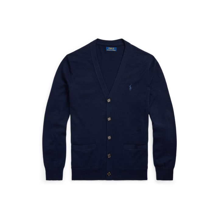 PRL Slim Fit Washable Wool V-Neck Cardigan /Pulover 710946144001