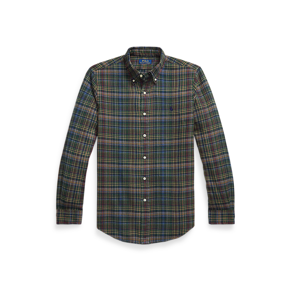 PRL Custom Fit Plaid Brushed Flannel Shirt/Košulja 710953355003