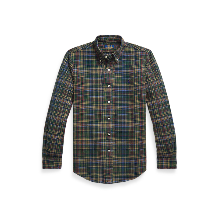 PRL Custom Fit Plaid Brushed Flannel Shirt/Košulja 710953355003