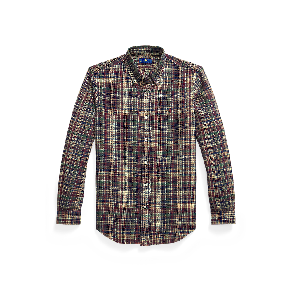PRL Custom Fit Plaid Brushed Flannel Shirt/Košulja 710953355004