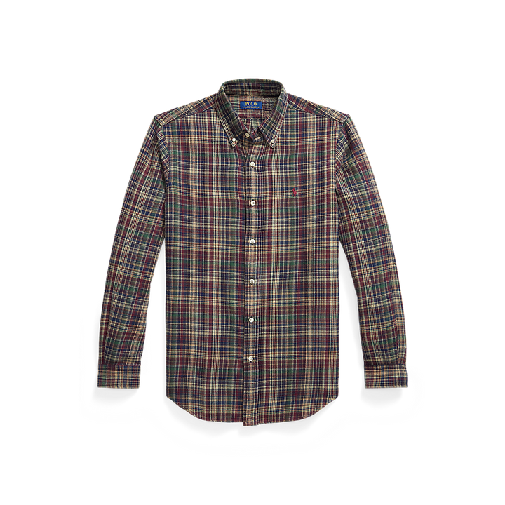 PRL Custom Fit Plaid Brushed Flannel Shirt/Košulja 710953355004