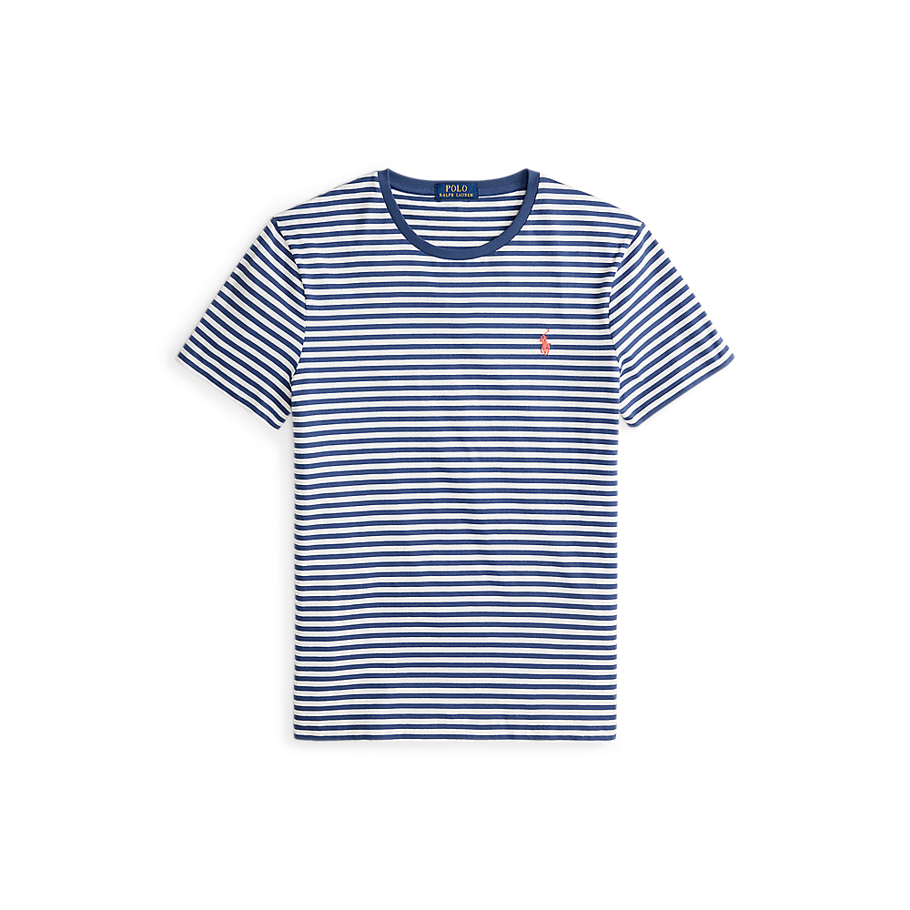 PRL Custom Slim Fit Striped Jersey T-Shirt/ Majica 710956828005