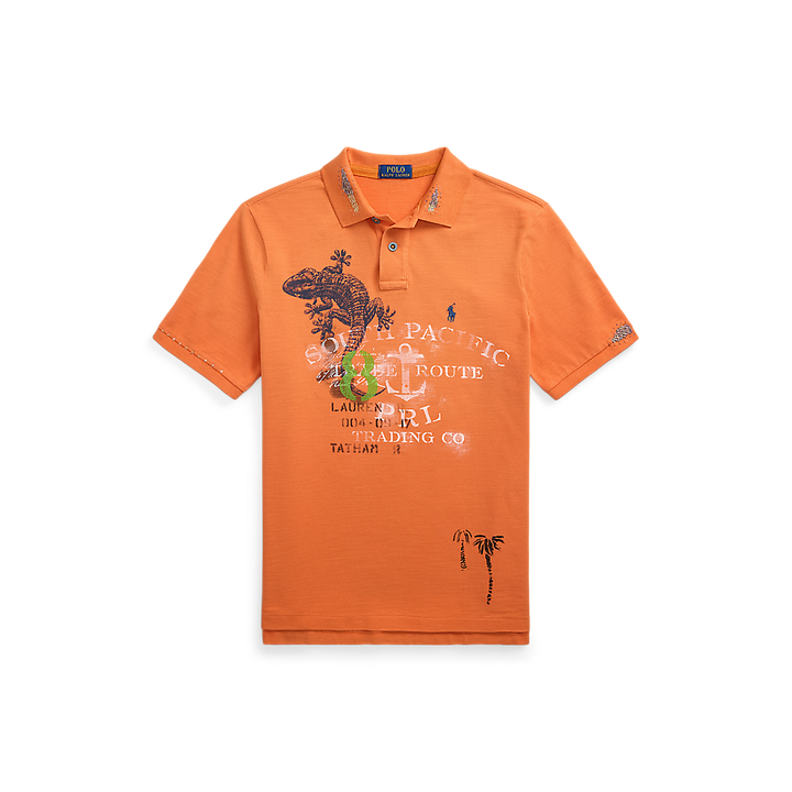PRL Classic Fit Mesh Graphic Polo Shirt/Polo majica 710958250001