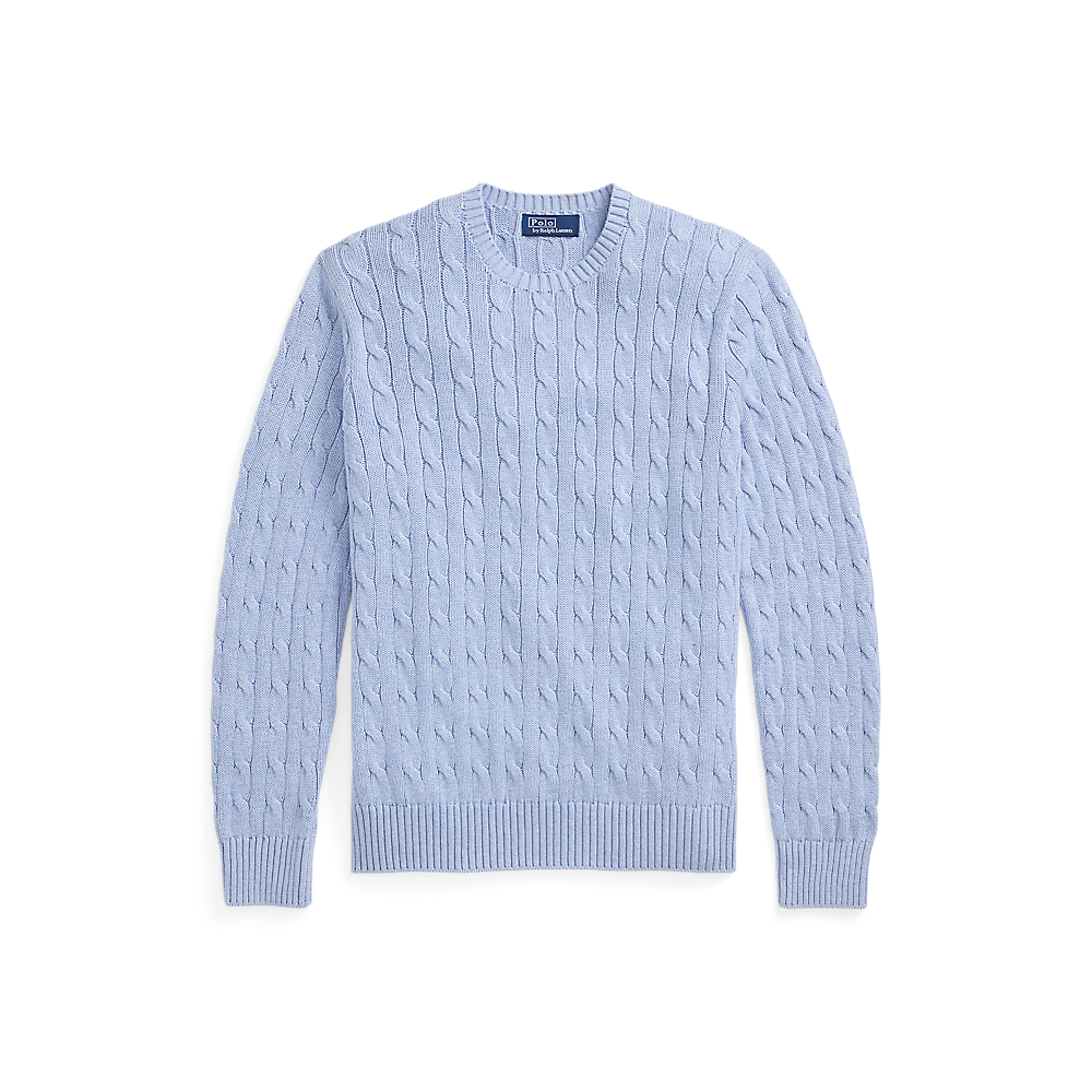 PRL Cable-Knit Cotton Crewneck Jumper/Pulover 710961151001