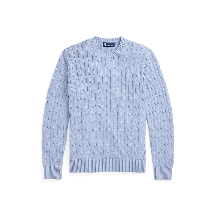 PRL Cable-Knit Cotton Crewneck Jumper/Pulover 710961151001