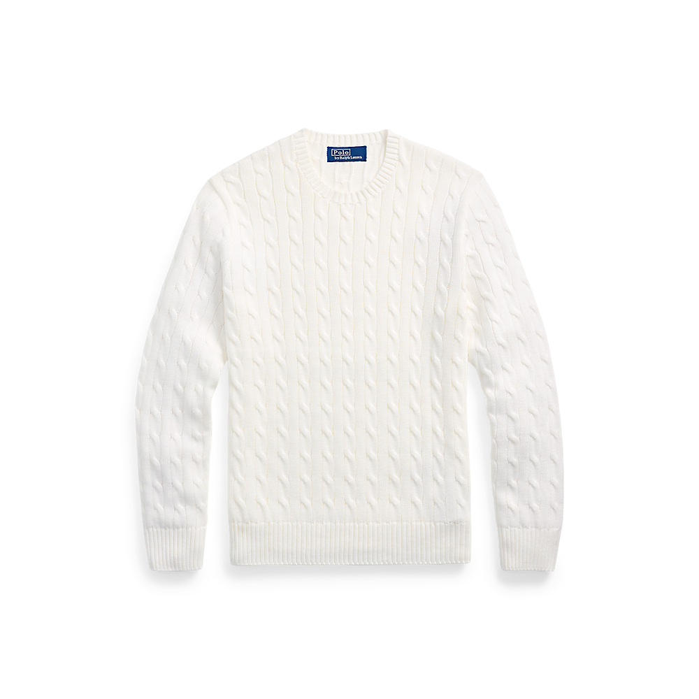 PRL Cable Knit Cotton Crewneck Sweater/ Pulover 710961151002