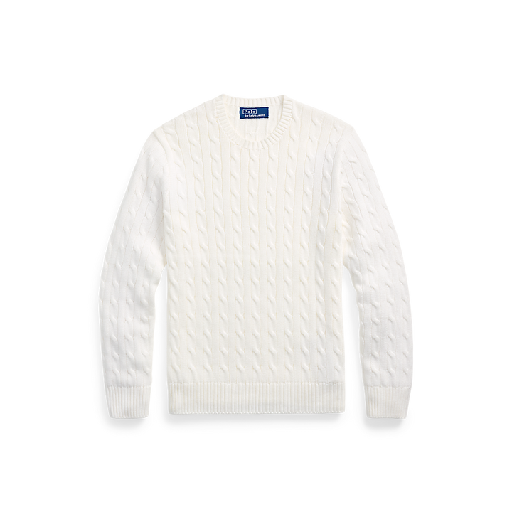 PRL Cable Knit Cotton Crewneck Sweater/ Pulover 710961151002