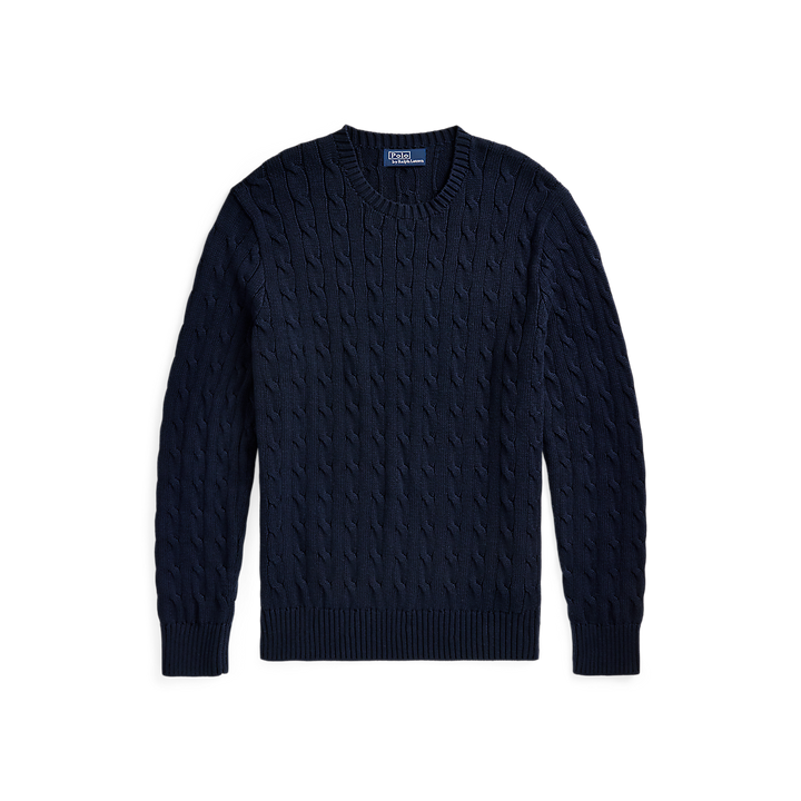 PRL Cable-Knit Cotton Crewneck Jumper/Pulover 710961151005