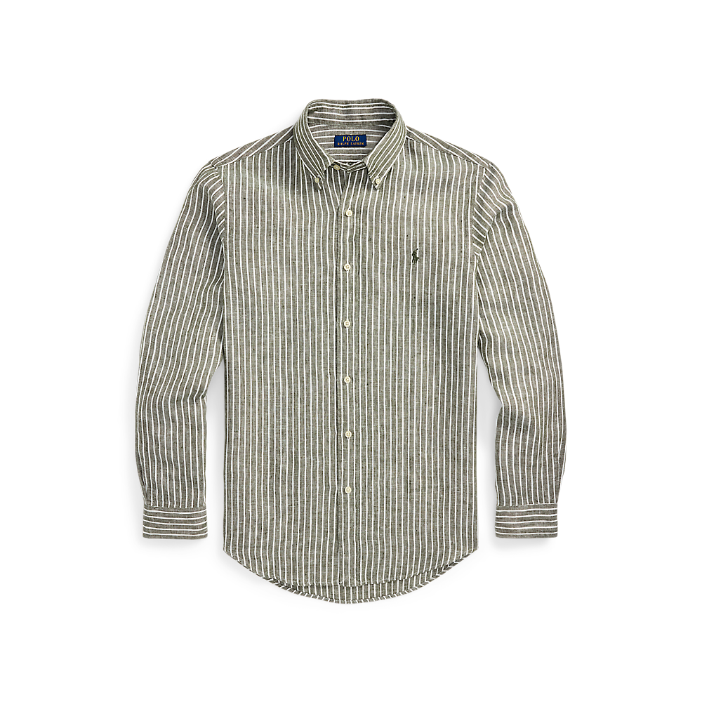 PRL Custom Fit Striped Linen Shirt/Košulja 710961264002