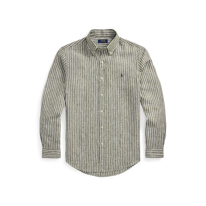 PRL Custom Fit Striped Linen Shirt/Košulja 710961264002