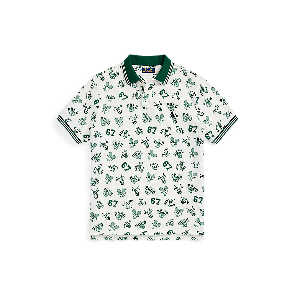 PRL Custom slim Fit Print Mesh Polo Shirt/Polo Majica 710963484001