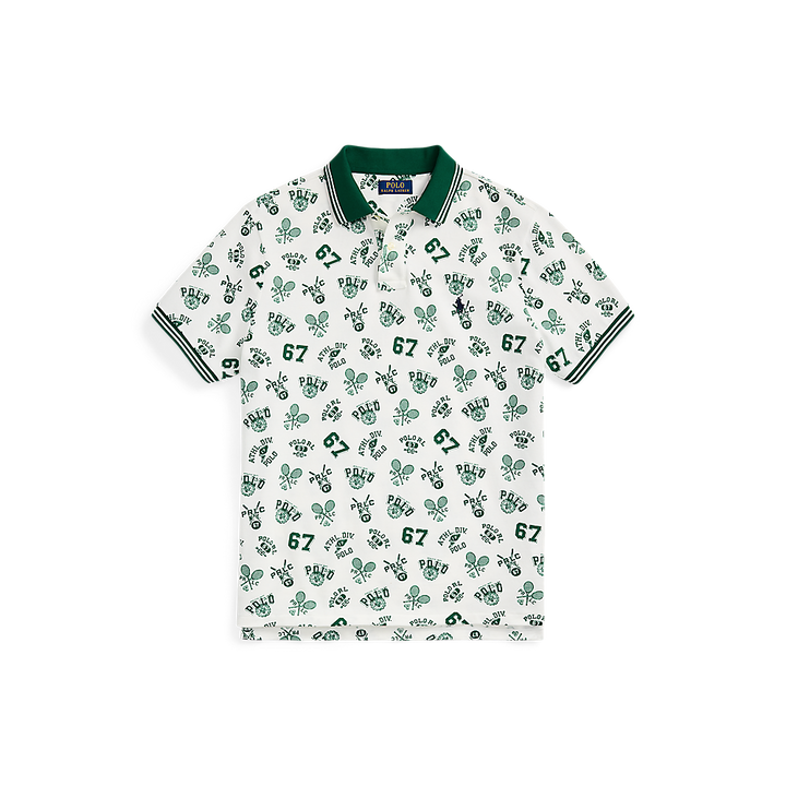 PRL Custom slim Fit Print Mesh Polo Shirt/Polo Majica 710963484001