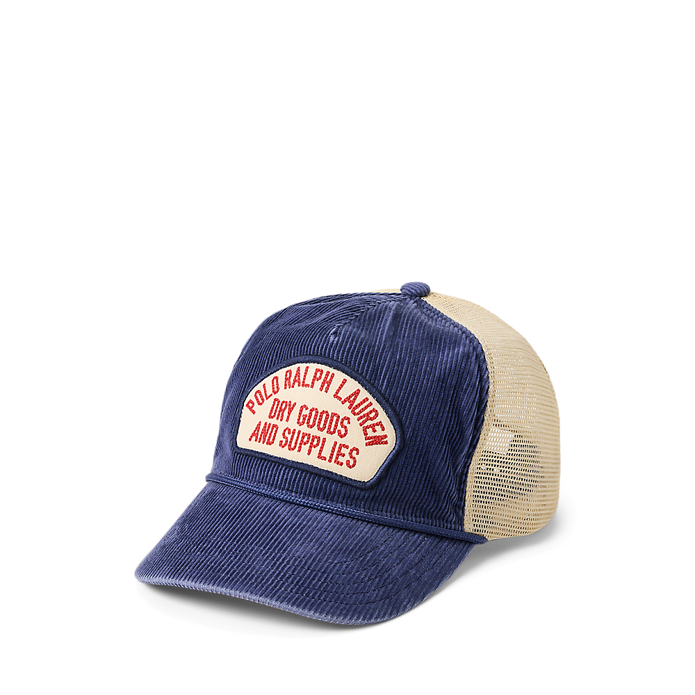 PRL Logo-Patch Corduroy Trucker Cap/Kapa 710963796001