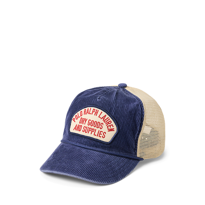 PRL Logo-Patch Corduroy Trucker Cap/Kapa 710963796001