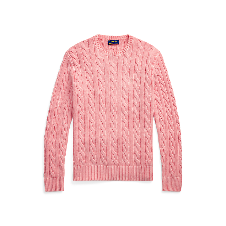 PRL Cable-Knit Mineral-Dyed Cotton Jumper/Pulover 710965867004
