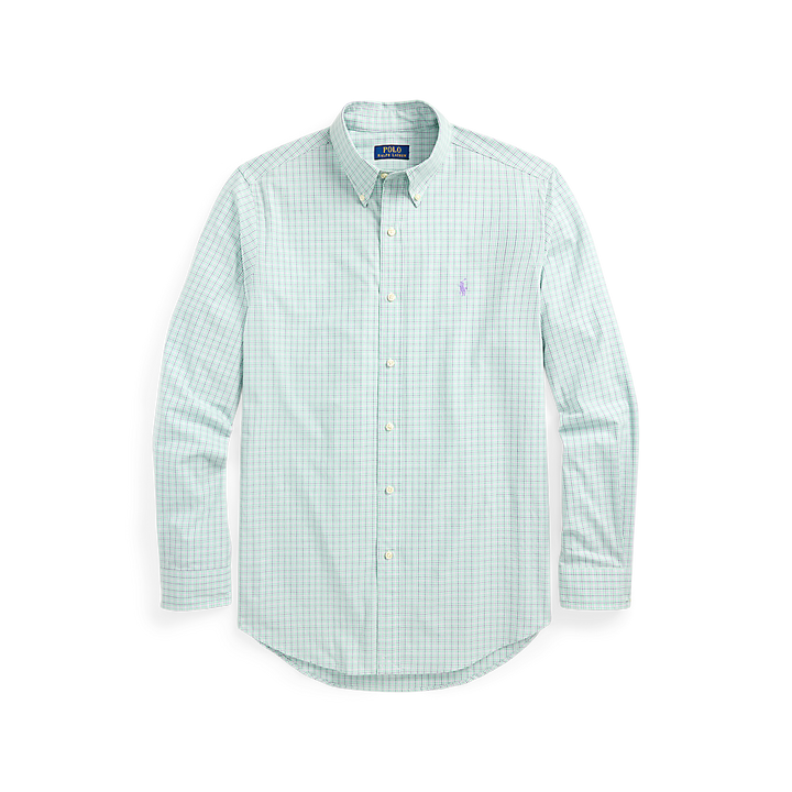 PRL Custom Fit Checked Stretch Poplin Shirt/Košulja 710968937004