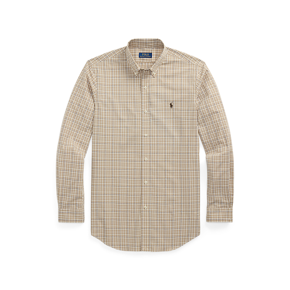 PRL Custom Fit Checked Stretch Poplin Shirt/Košulja 710968937006
