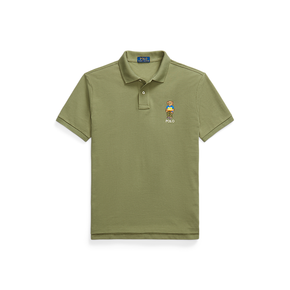 PRL Custom Slim Polo Bear Mesh Polo Shirt/Polo Majica 710969633001