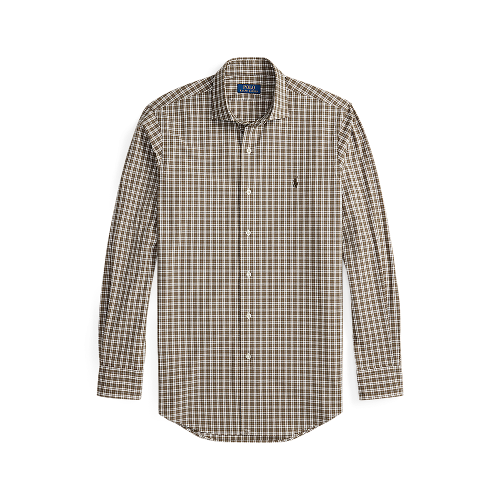 PRL Custom Fit Plaid Stretch Poplin Shirt/Košulja 710974534004