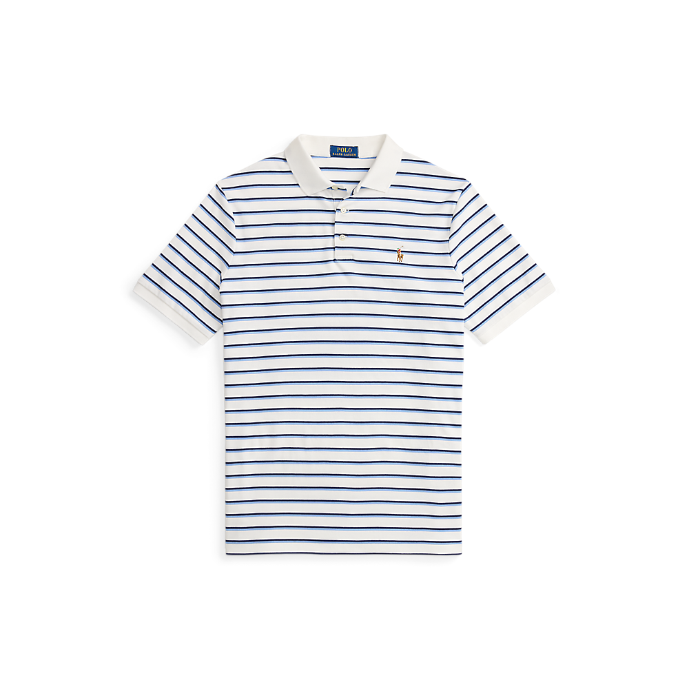 PRL Custom Slim Fit Striped Soft Cotton Polo/Polo majica 710974586500