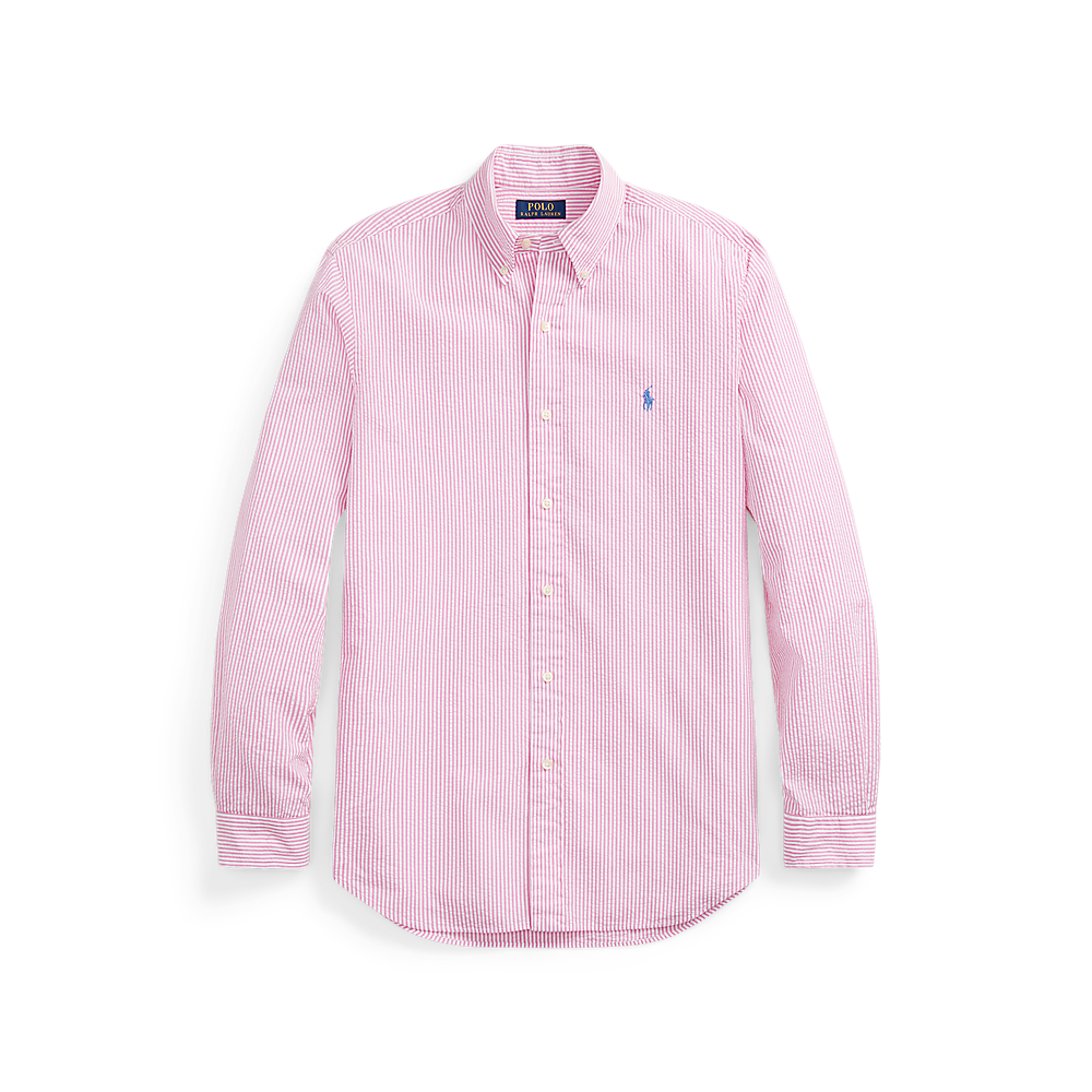 PRL Custom Fit Striped Seersucker Shirt/Košulja 710974792001