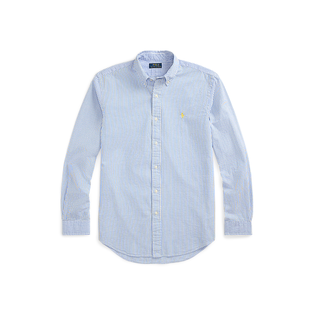 PRL Custom Fit Striped Seersucker Shirt/Košulja 710974792002