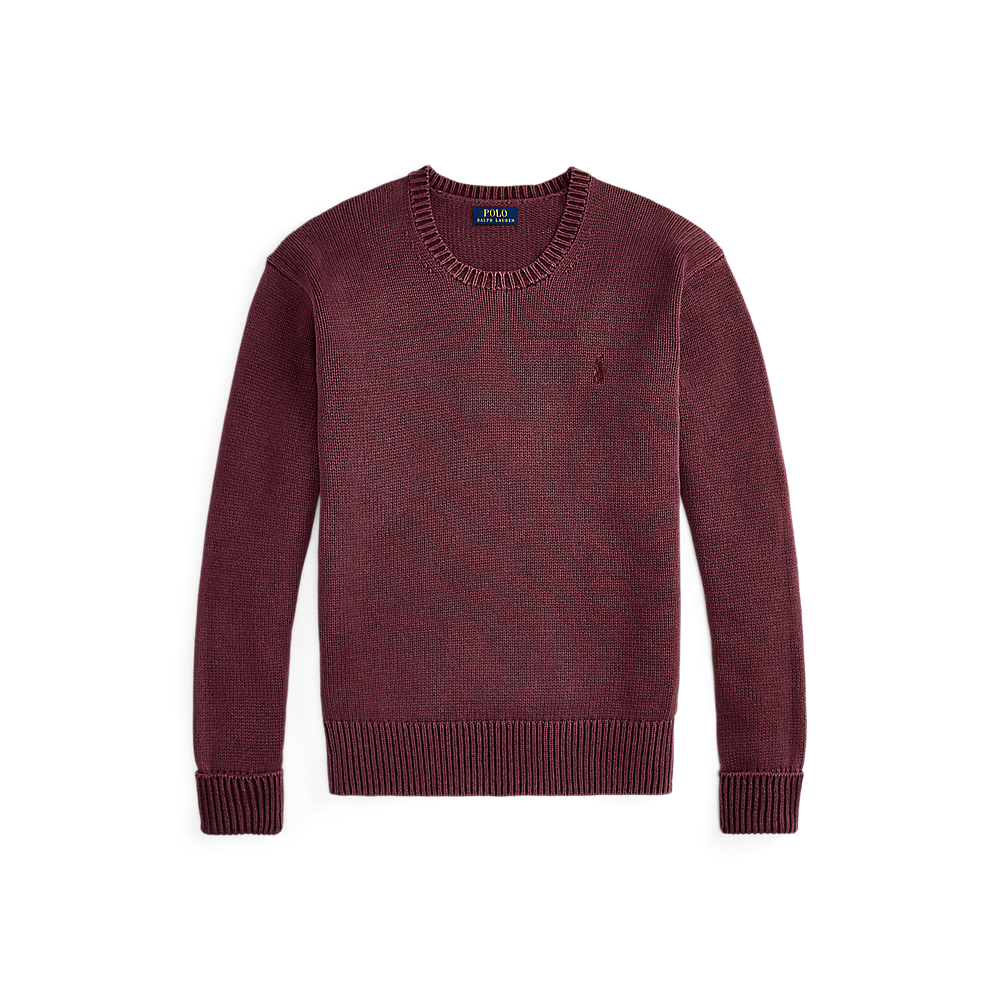 PRL Garment-Dyed Cotton Jumper/ Pulover 710981614004