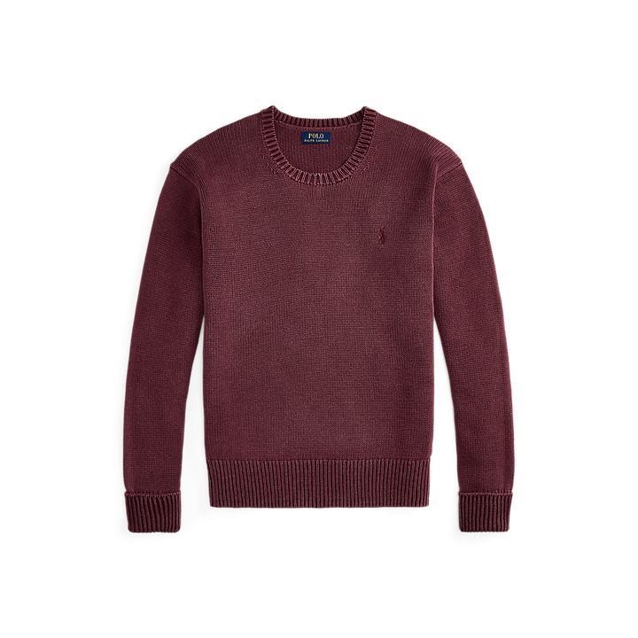 PRL Garment-Dyed Cotton Jumper/ Pulover 710981614004