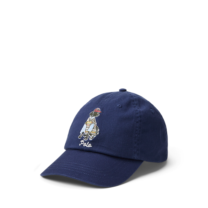 PRL Dog-Embroidered Twill Ball Cap/Kapa 710982058001