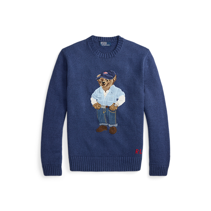 PRL Polo Bear Linen-Cotton Jumper/Pulover 710A13002001