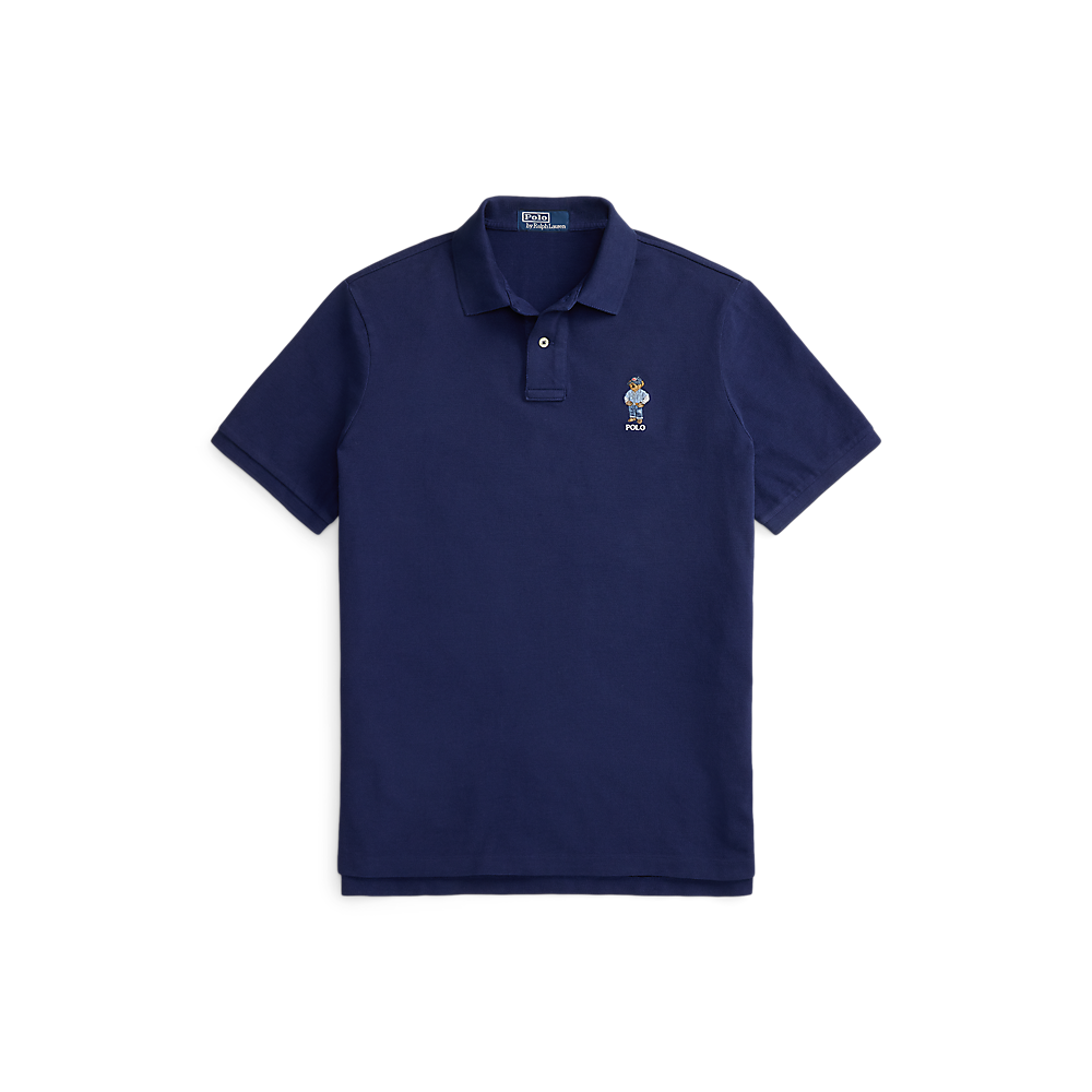 PRL Classic Fit Polo Bear Mesh Polo Shirt/Polo majica 710B14620001