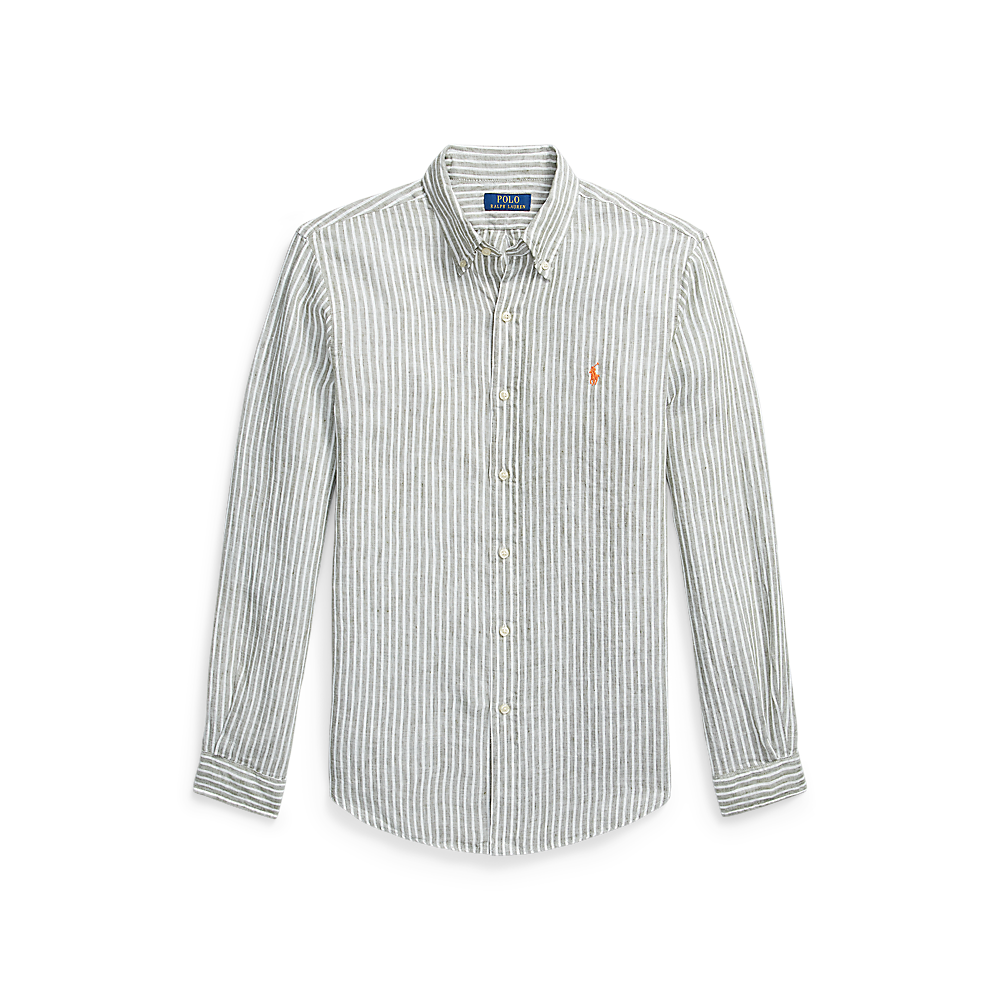 PRL Custom Fit Striped Linen Shirt/Košulja 710B15594001
