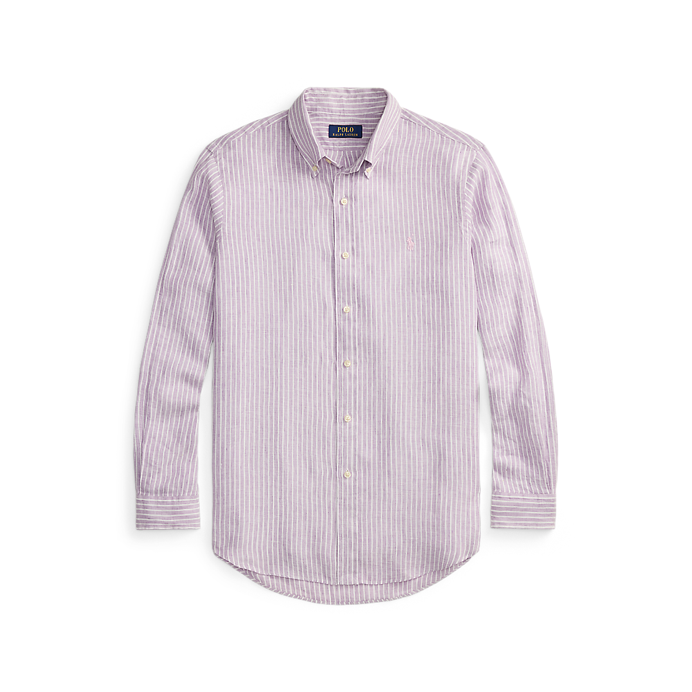 PRL Custom Fit Striped Linen Shirt/Košulja 710B15594003