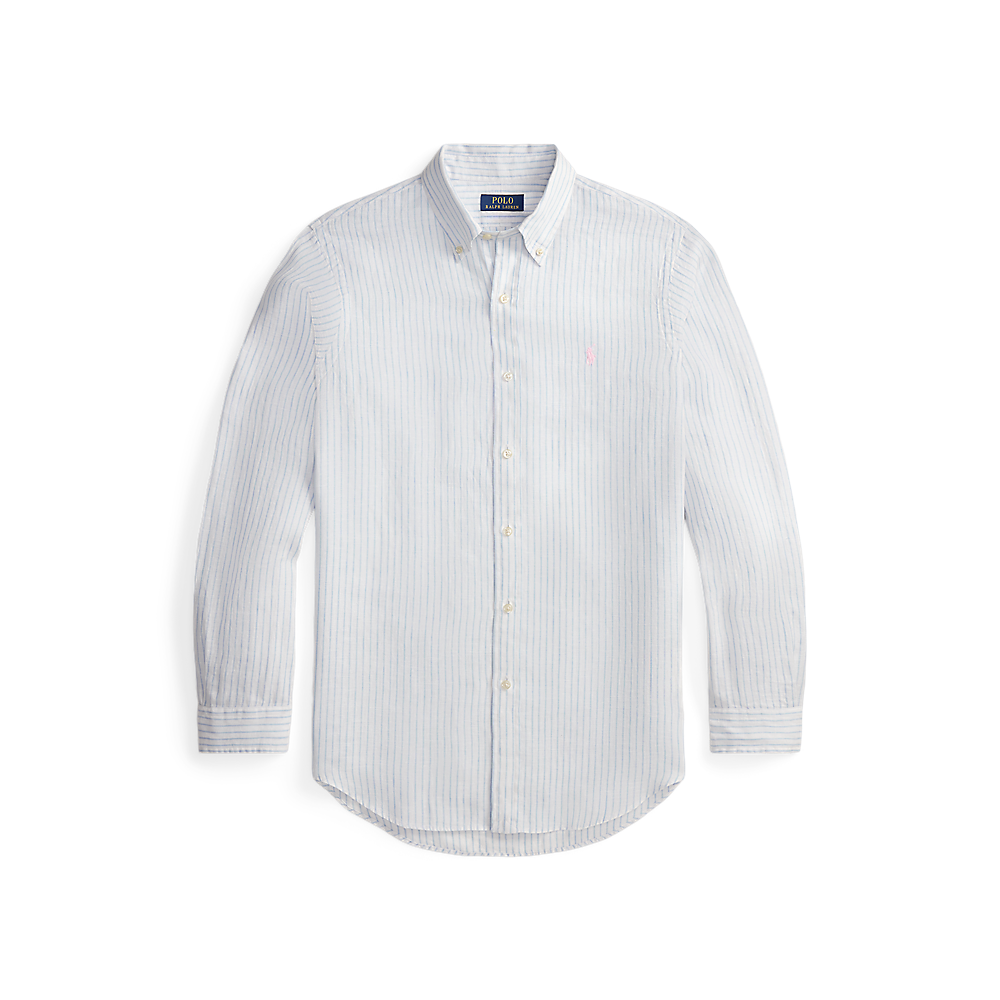 PRL Custom Fit Striped Linen Shirt/Košulja 710B15594004