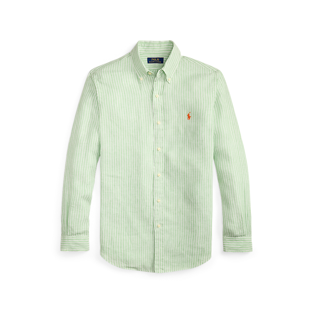PRL Custom Fit Striped Linen Shirt/Košulja 710B15594007