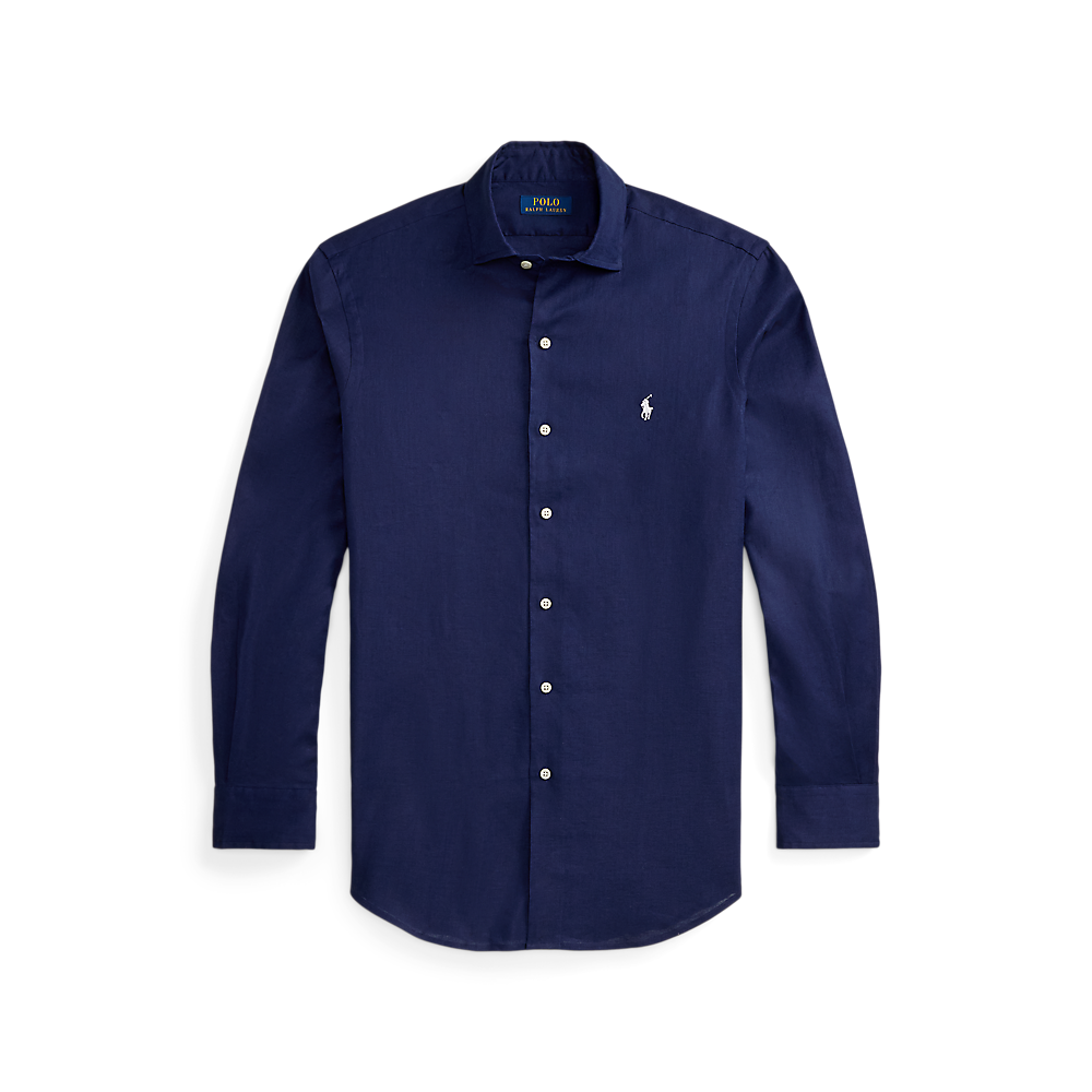 PRL Custom Fit Linen-Blend Shirt/Košulja 710B15596003